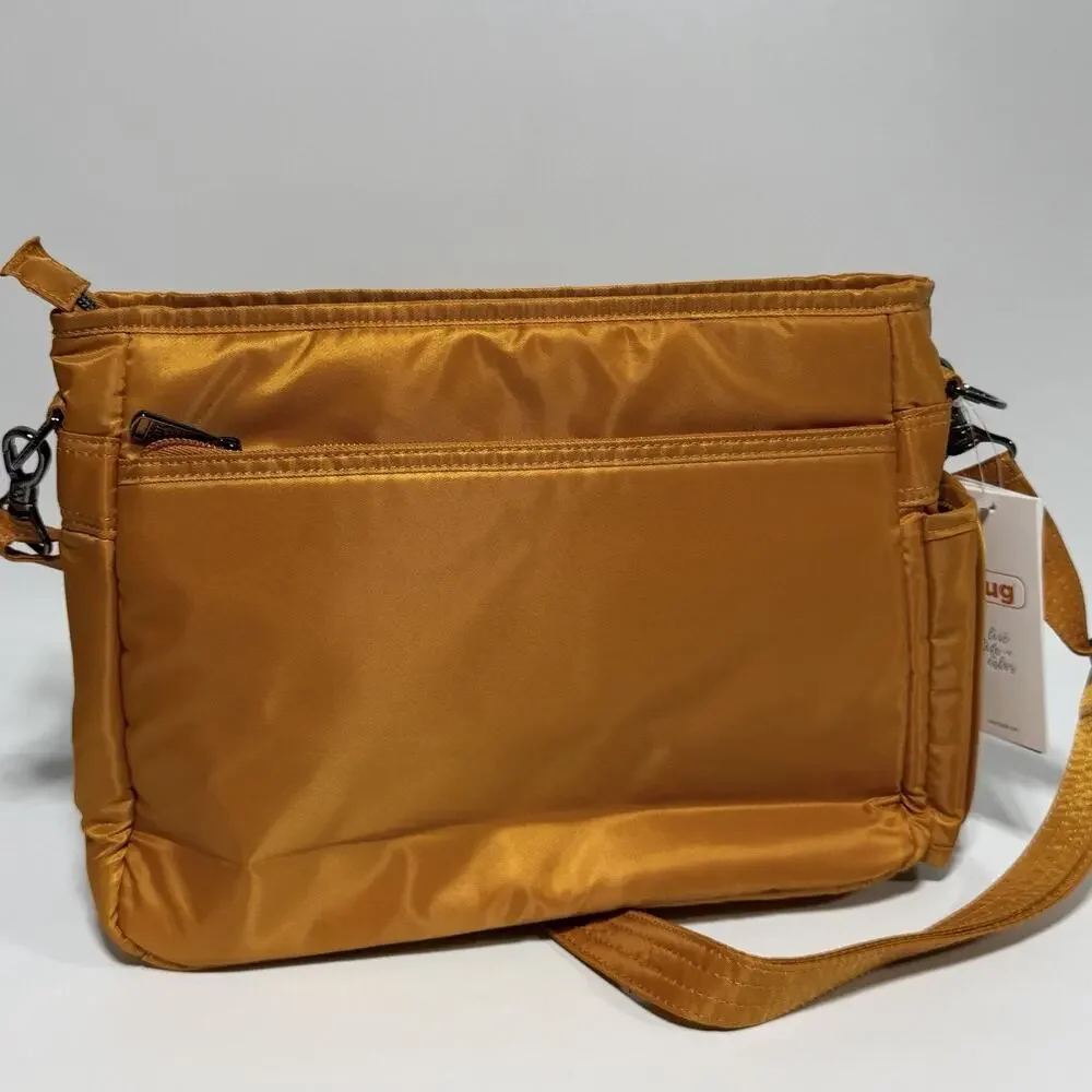 Lug Shimmy SE RFID Crossbody Bag Purse Amber Yellow Gold Mustard 10